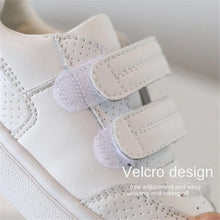 Load image into Gallery viewer, Genuine Leather Children Shoes Unisex White Kids Sneakers Breathable Soft Sole Outdoor Tennis Fashion Toddler Boys Girls Shoes