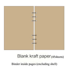 Load image into Gallery viewer, Transparent Diary Binder/Notebook Planner