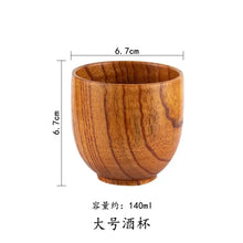 Load image into Gallery viewer, Wood Handle Cups Beer Tea Coffee Milk Water Cup Kitchen Bar Drinkware for Kitchen Coffee Mug