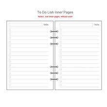 Load image into Gallery viewer, Transparent Diary Binder/Notebook Planner