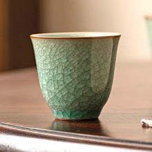 Load image into Gallery viewer, Ru Kiln Ice Crackle Tasting Cup, 25ml