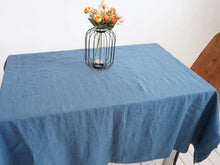 Load image into Gallery viewer, 100% Pure Linen Tablecloth - Solid Color Natural Fabric