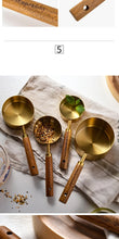 Load image into Gallery viewer, 4PCS Stainless Steel Measuring Spoons with Wooden Handle