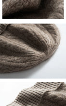 Load image into Gallery viewer, Cashmere Cable Knit Beanie - Unisex