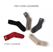 Load image into Gallery viewer, 100% Cashmere Women's Warm Lounge Socks