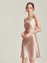 Load image into Gallery viewer, Real Silk Women's Elegant Sleeping Robe & Sling Dress