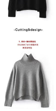 Load image into Gallery viewer, 100% Cashmere Women's Thick Turtleneck Sweater