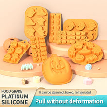 Load image into Gallery viewer, Halloween Silicone Molds - Pumpkin, Bat, Skull, Ghost Shapes