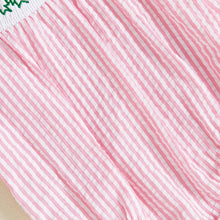 Load image into Gallery viewer, FOCUSNORM 0-6Y Little Baby Girls Sister Matching Romper/Dress Easter Rabbit Embroidery Short Puff Sleeve Stripes Print Clothes