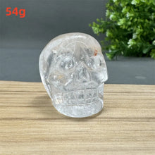 Load image into Gallery viewer, Natural White Quartz Crystal Skull Statue