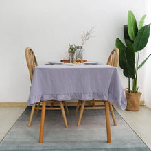 Load image into Gallery viewer, Flounce Cotton Tablecloth