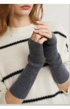 Load image into Gallery viewer, 100% Cashmere Fingerless Gloves