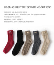 Load image into Gallery viewer, 100% Cashmere Women's Warm Lounge Socks