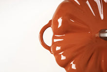 Load image into Gallery viewer, Pumpkin Enameled Cast Iron Dutch Oven - 1.9L Non-Stick Casserole Dish
