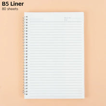 Load image into Gallery viewer, Spiral Notebook - 80 Sheets Lined Journal & Sketchbook