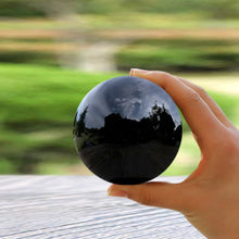 Load image into Gallery viewer, Natural Black Obsidian Crystal Ball