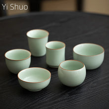 Load image into Gallery viewer, Ru Kiln Style Ceramic Teacup, Under 200ml