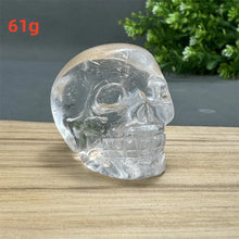 Load image into Gallery viewer, Natural White Quartz Crystal Skull Statue