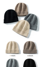 Load image into Gallery viewer, Cashmere Cable Knit Beanie - Unisex