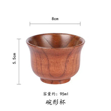 Load image into Gallery viewer, Wood Handle Cups Beer Tea Coffee Milk Water Cup Kitchen Bar Drinkware for Kitchen Coffee Mug