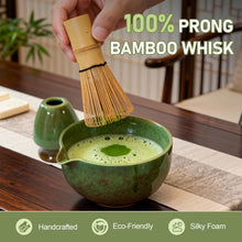Load image into Gallery viewer, Matcha Whisk Set with Ceramic Bowl, 7 Pieces