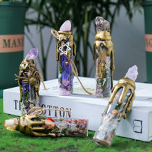 Load image into Gallery viewer, Natural Crystal Gemstone Wishing Bottle - Energy Decor & Gift