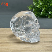 Load image into Gallery viewer, Natural White Quartz Crystal Skull Statue