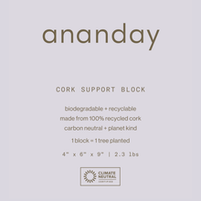 Load image into Gallery viewer, Cork Yoga Block