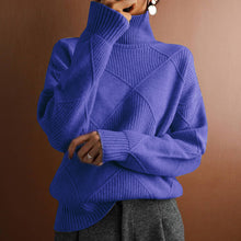 Load image into Gallery viewer, Women's Loose Turtleneck Knit Sweater