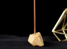 Load image into Gallery viewer, Raw crystal incense holder
