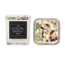 Load image into Gallery viewer, Healing Energy Candle - Herb, Flower, & Crystal Candles