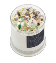 Load image into Gallery viewer, Healing Energy Candle - Herb, Flower, & Crystal Candles