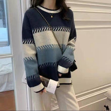 Load image into Gallery viewer, Women's Stylish Contrast Color Sweater