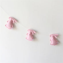 Load image into Gallery viewer, Nordic Felt Rabbit Garland Party Banner Kids Room Nursery Hanging Wall Decor Christmas Best Gifts Baby Shower Bunting Ornament