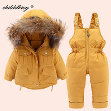 Load image into Gallery viewer, Warm Winter Children's Snow Suit and Matching Jacket Set