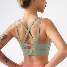 Load image into Gallery viewer, Cross Back Sports Bra