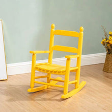 Load image into Gallery viewer, Children’s Wooden Rocking Chair