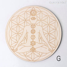 Load image into Gallery viewer, Wooden Crystal Grid