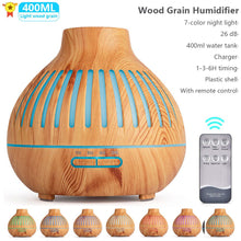 Load image into Gallery viewer, Wood Grain Essential Oil Diffuser