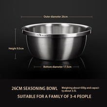 Load image into Gallery viewer, Stainless Steel Mixing Bowl Set