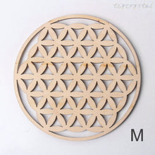 Load image into Gallery viewer, Wooden Crystal Grid