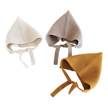 Load image into Gallery viewer, Warm Winter Knit Pixie Bonnet Hat