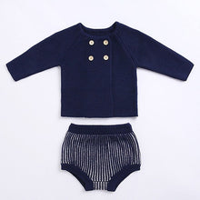 Load image into Gallery viewer, Matching Warm Winter Knit Sweater and Bloomers for Baby