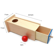 Load image into Gallery viewer, Montessori Baby Imbucare Wooden Shape Sorter Box