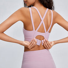 Load image into Gallery viewer, Cross Back Sports Bra