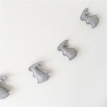 Load image into Gallery viewer, Nordic Felt Rabbit Garland Party Banner Kids Room Nursery Hanging Wall Decor Christmas Best Gifts Baby Shower Bunting Ornament