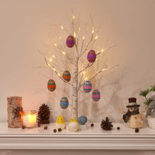 Load image into Gallery viewer, LED Birch Tree Decoration and Easter Egg Ornaments