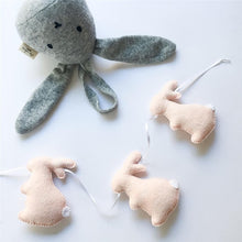 Load image into Gallery viewer, Nordic Felt Rabbit Garland Party Banner Kids Room Nursery Hanging Wall Decor Christmas Best Gifts Baby Shower Bunting Ornament
