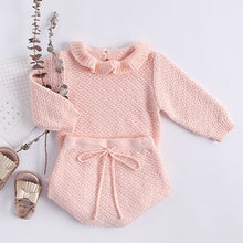 Load image into Gallery viewer, Matching Warm Winter Knit Sweater and Bloomers for Baby