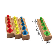 Load image into Gallery viewer, Montessori Toddler Assorted Peg Shape Peg Puzzles